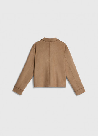 Куртка из искусственной замши для девочек