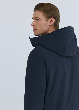 Утеплённая куртка с капюшоном