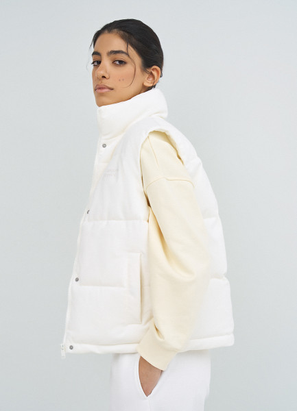 

Вельветовый жилет, Бежевый