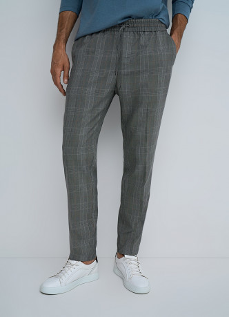 Брюки в клетку