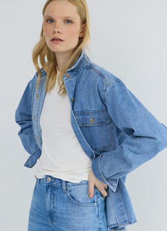 Джинсовая рубашка