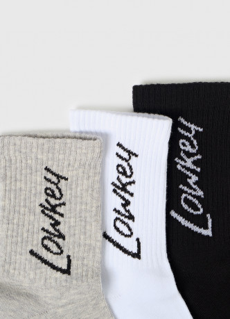 Высокие носки с рисунком для мальчиков, 3 пары