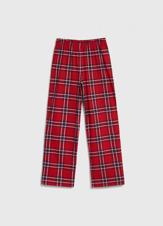 Брюки пижамные в клетку для мальчиков