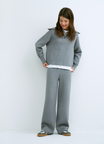 Вязаные брюки для девочек