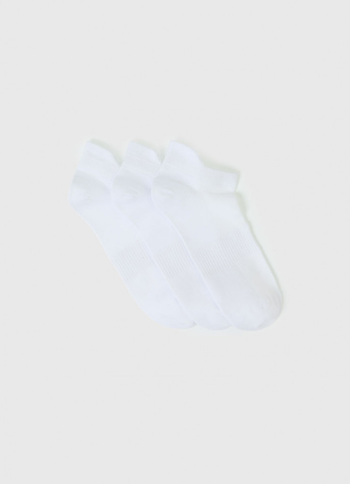 Короткие фитнес-носки с поддержкой стопы, 3 пары