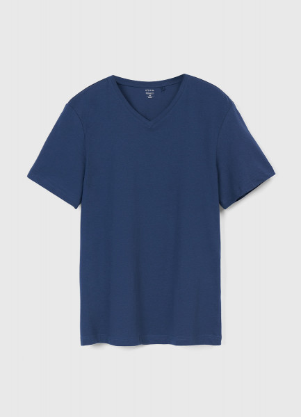 Базовая футболка с V-образным вырезом, Синий O`Stin MT6613O02-66 - фото 6