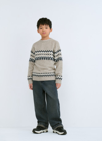 Вязаный джемпер для мальчиков