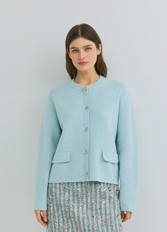 Кардиган из мягкой пряжи