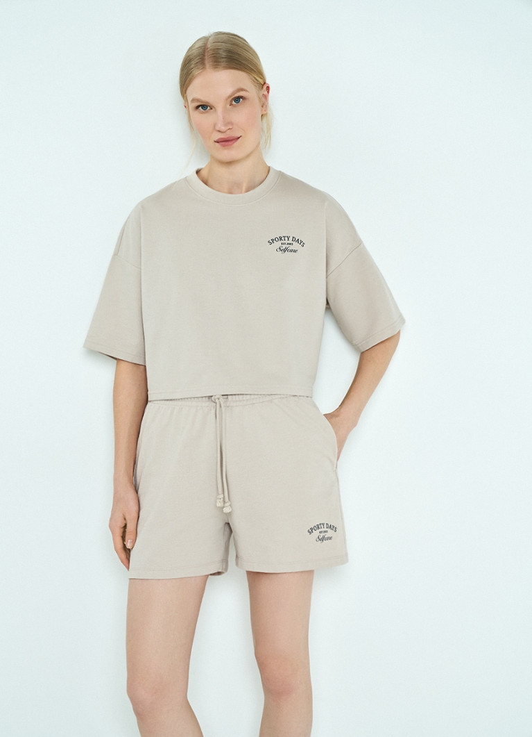 Шорты из трикотажа (LL66A1O02-T2) купить за 599 руб. в интернет