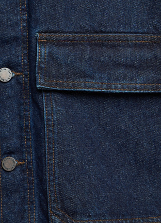 Джинсовая куртка-рубашка