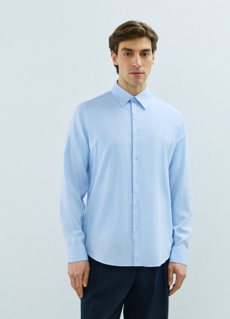 Рубашка из структурной ткани