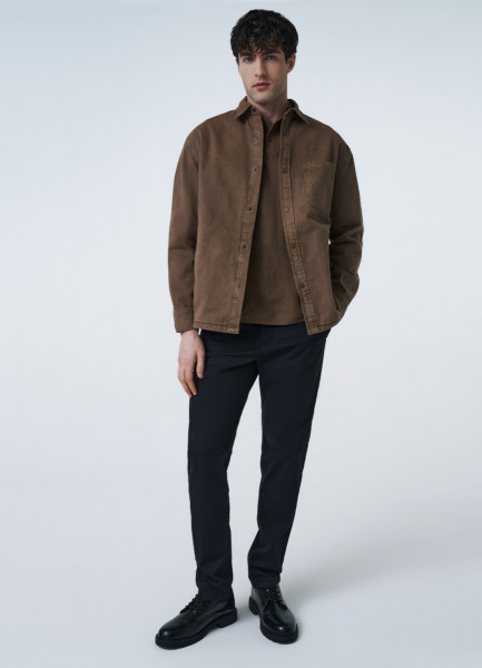 Брюки-чиносы из твила Черный 1999₽