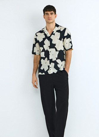 Брюки из вискозы с эластичным поясом