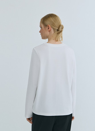 Базовый лонгслив из хлопка