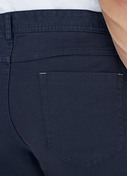Базовые брюки «5 карманов» из твила, Синий O`Stin MPA106O02-68 - фото 6