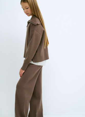 Вязаные брюки для девочек