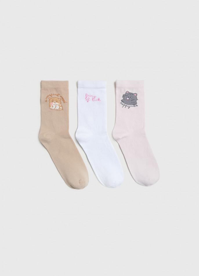 Носки для девочек, 3 пары