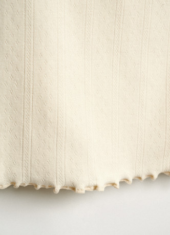 Майка пижамная из трикотажа пуантель