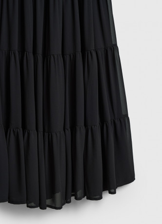 Юбка макси из шифона