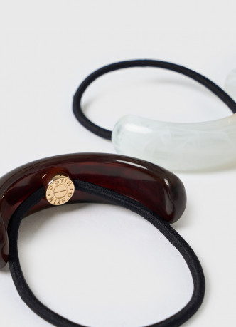 Резинки для волос с декоративной деталью, 2 шт.