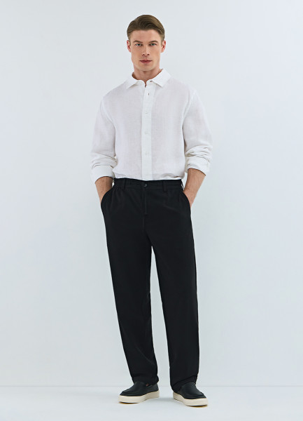 Брюки из вискозы, Черный