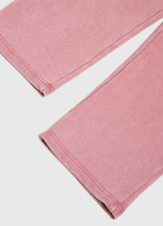 Широкие трикотажные брюки для девочек