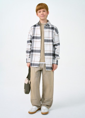 Рубашка в клетку для мальчиков