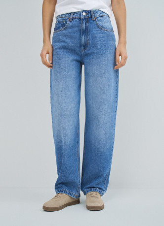 Джинсы Barrel с высокой посадкой