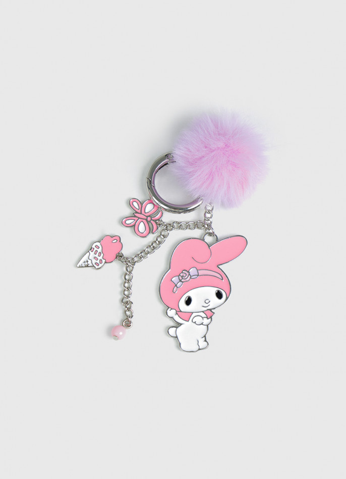 Брелок My Melody с помпоном для девочек