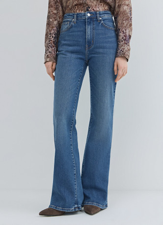 Джинсы Bootcut с высокой посадкой