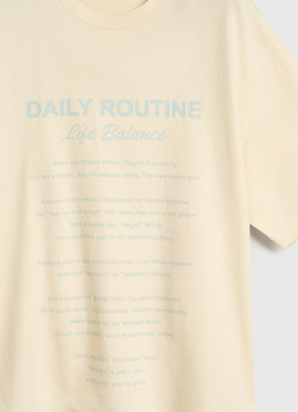 Футболка оверсайз с принтом