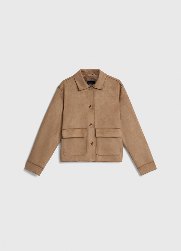 Куртка из искусственной замши для девочек