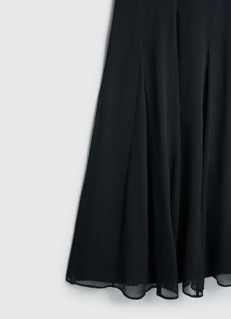 Шифоновое платье А-силуэта