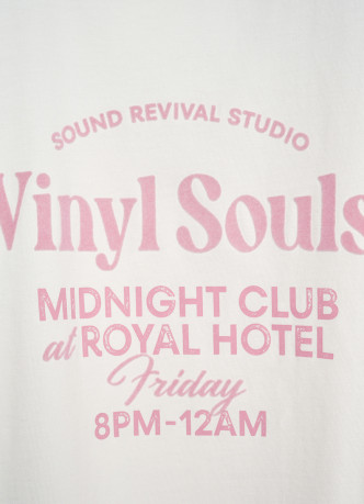 Футболка с бархатным принтом