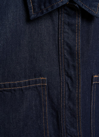 Джинсовая куртка-рубашка