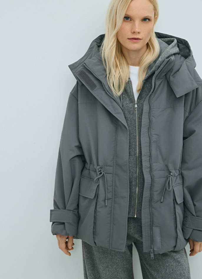 Куртка-парка с капюшоном