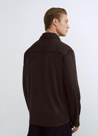 Плотная рубашка из трикотажа