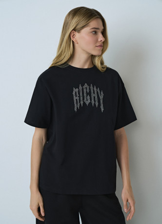 Футболка со стразами