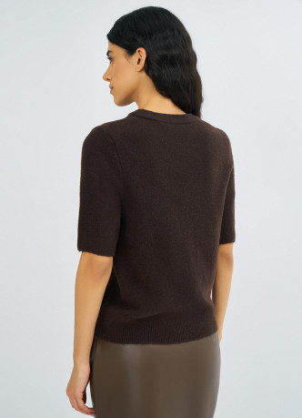 Джемпер с коротким рукавом