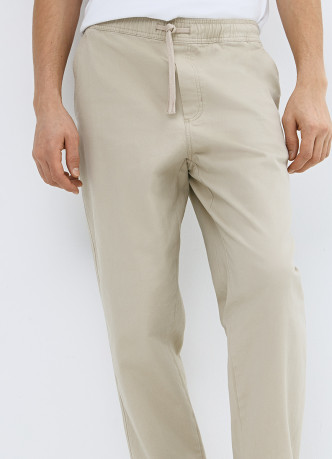 Брюки из твила на кулиске