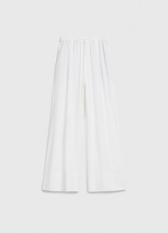 Широкие льняные брюки