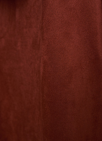 Прямые брюки из искусственной замши