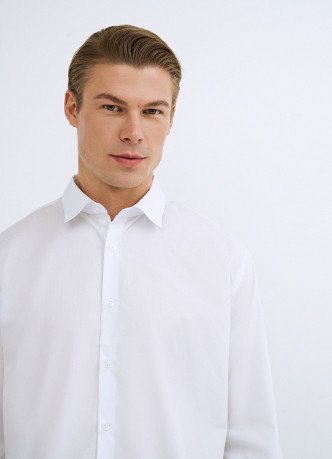 Рубашка Slim из поплина