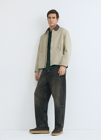 Утеплённая куртка из канваса