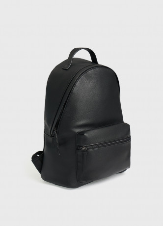 Рюкзак из искусственной кожи с карманом