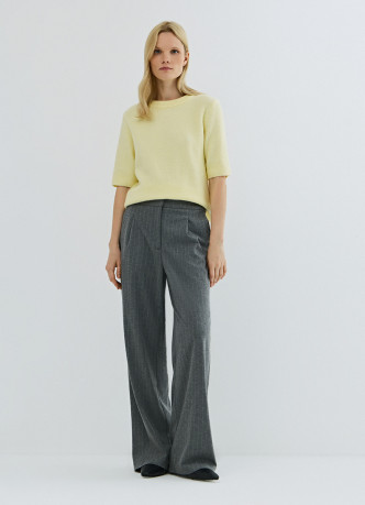 Трикотажные прямые брюки