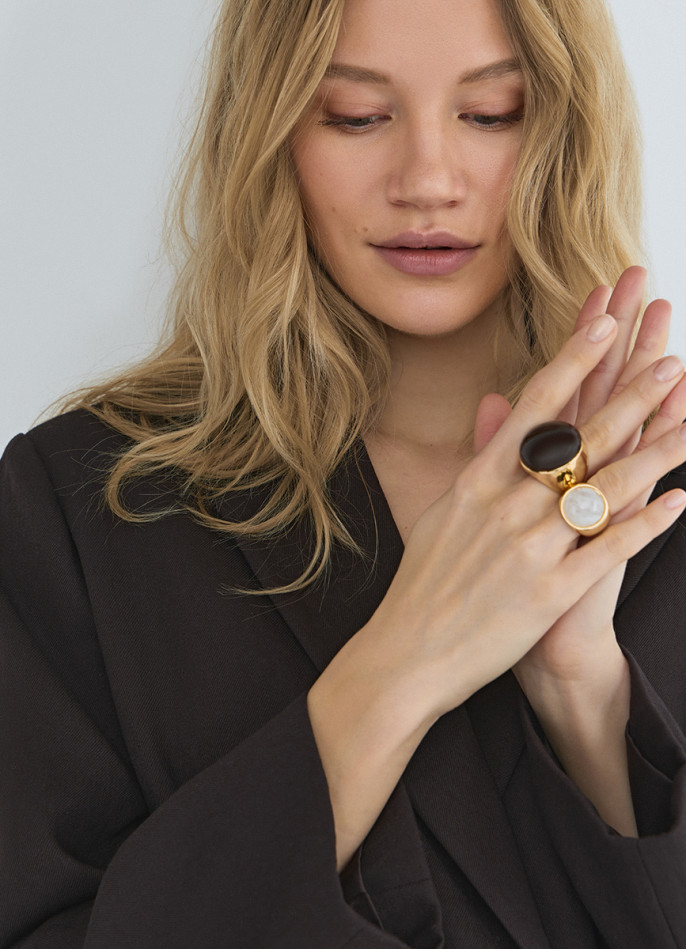 Объёмные кольца, 2 шт.