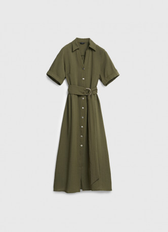 Платье-рубашка со съемным поясом