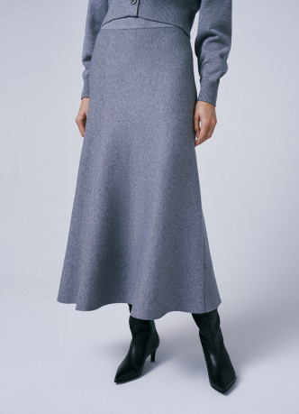 Вязаная юбка А-силуэта