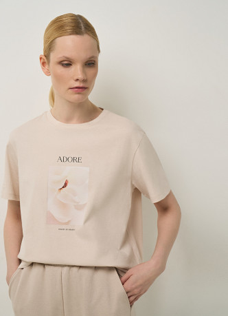 Футболка с принтом